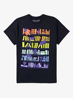 Rainbow Cat Library T-Shirt By TaylorRoss1