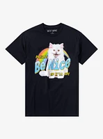 Be Nice Cat Rainbow T-Shirt