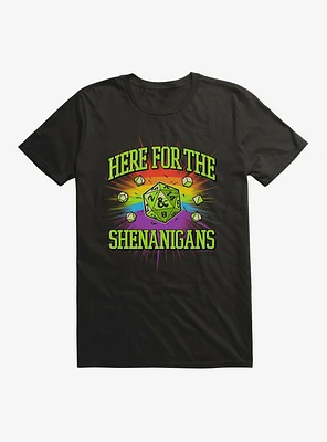 Dungeons & Dragons Here For The Shenanigans T-Shirt