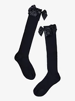 Black Bows Crew Socks