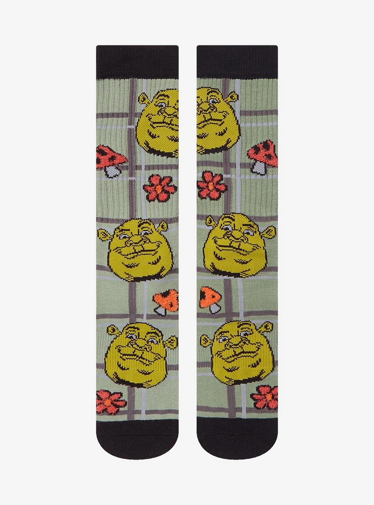 Shrek Flower Mushroom Crew Socks