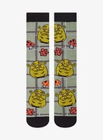 Shrek Flower Mushroom Crew Socks