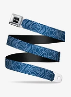 Avatar: The Last Airbender Water Element Symbol Seatbelt Belt