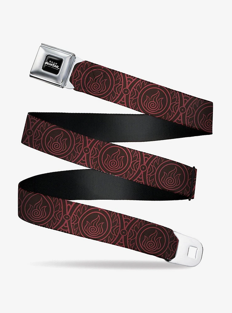 Avatar: The Last Airbender Fire Element Symbol Seatbelt Belt