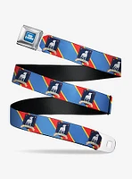 Ted Lasso AFC Richmond Logo Stripe Seatbelt Belt