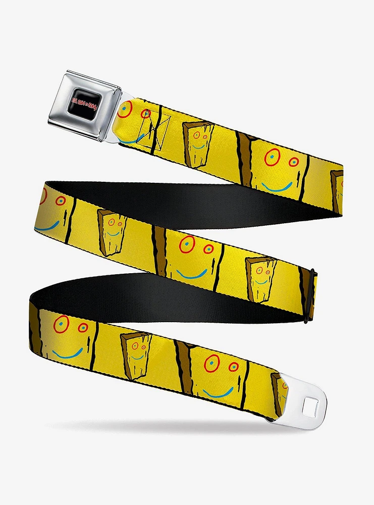 Ed, Edd N Eddy Plank Smiling Face Seatbelt Belt