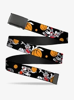 Looney Tunes Bugs Bunny Basketball Poses Flip Web Belt