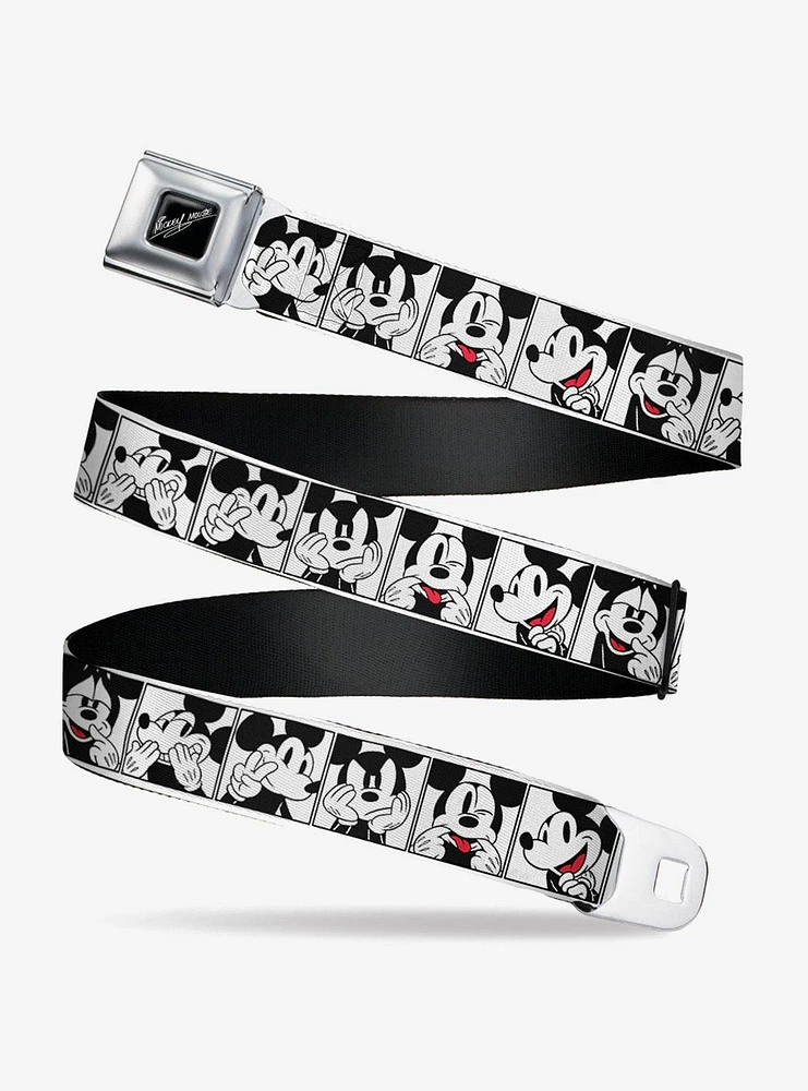 Disney Mickey Mouse Expression Blocks Seatbelt Belt