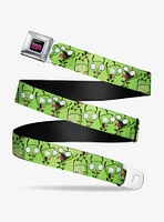 Invader Zim GIR Poses Scattereds Seatbelt Belt