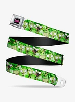 Invader Zim Gir Poses Tie Dyes Seatbelt Belt