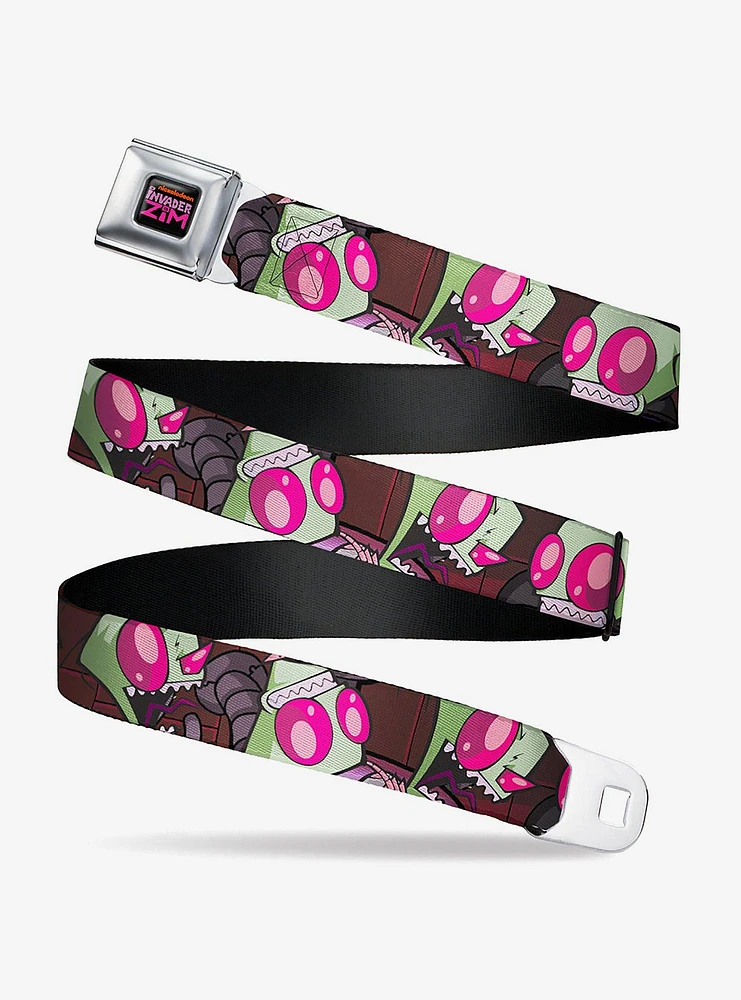 Invader Zim Close Up Posess Seatbelt Belt