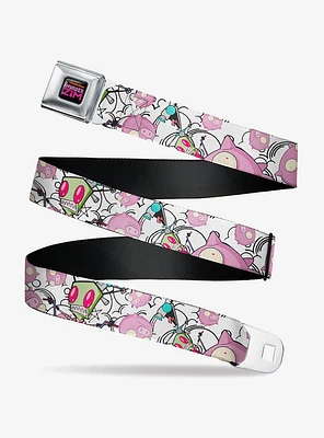 Invader Zim GIR And Piggy Doddles Seatbelt Belt