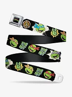 Teenage Mutant Ninja Turtles Faces And Icons Seatbelt Belt