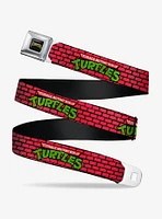 Teenage Mutant Ninja Turtles Brick Title Logo Seatbelt Belt