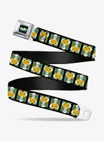 SpongeBob SquarePants Handsome Squidward Pose Blocks Flip Seatbelt Belt