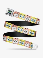 SpongeBob SquarePants And Patrick Eye Blocks Seatbelt Belt