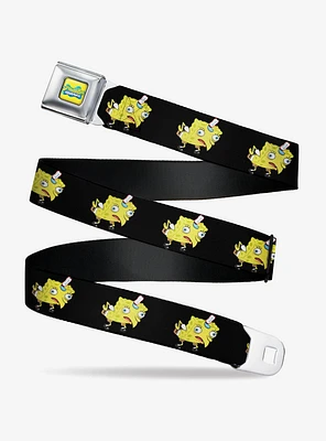SpongeBob SquarePants Pose Seatbelt Belt