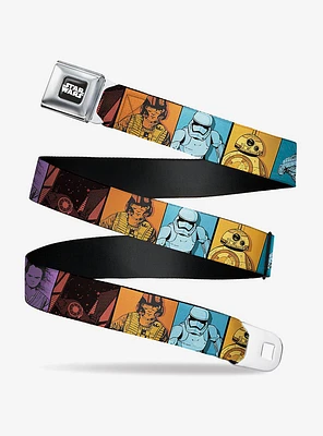 Star Wars The Force Awakens Character Icon Blocks Seatbelt Belt