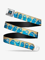 Foster's Home For Imaginary Friends Bloo Expressions Beige Seatbelt Belt