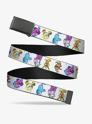 Disney Mickey And Friends Sensational Six Expressions Flip Web Belt