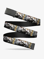 The Lord Of The Rings Nine Ringwraiths Attack Orcs Flip Web Belt