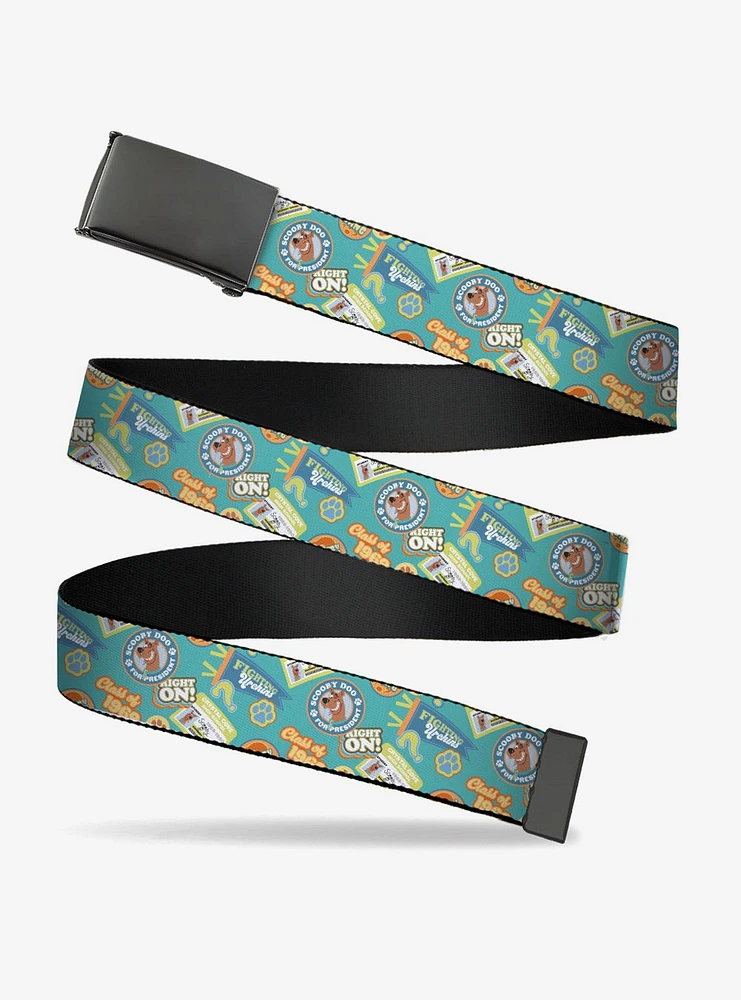 Scooby-Doo! School Spirit Icons Collage Flip Web Belt