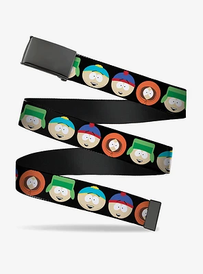 South Park Boys Face Repeat Flip Web Belt