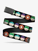 South Park Boys Face Repeat Flip Web Belt