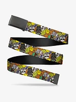 Star Wars Chibi Characters Stacked Flip Web Belt