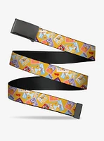 The Wizard of Oz Characters Scenes And Icons Collage Flip Web Belt