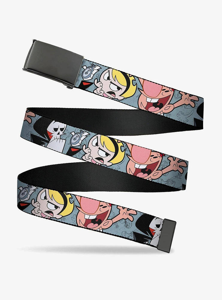 The Grim Adventures of Billy And Mandy Group Pose Flip Web Belt