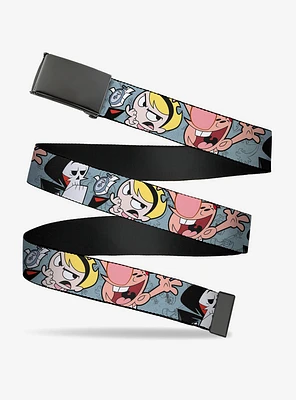 The Grim Adventures of Billy And Mandy Group Pose Flip Web Belt