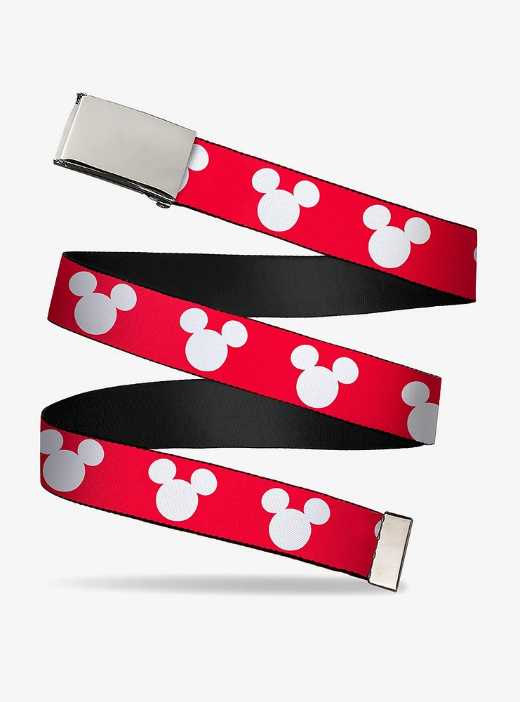 Disney Mickey Mouse Ears Icon Flip Web Belt