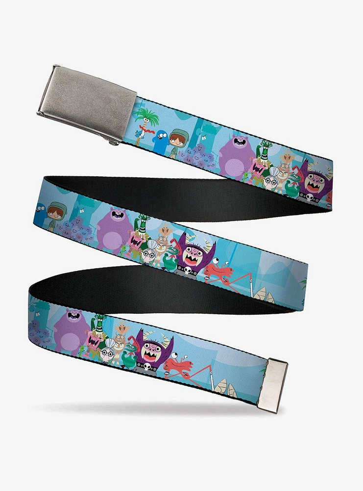 Foster's Home For Imaginary Friends Group Pose Flip Web Belt