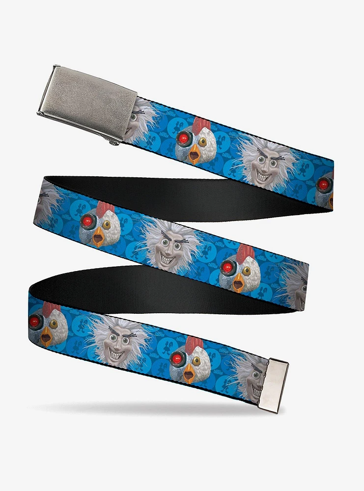 Robot Chicken Mad Scientist Expressions Flip Web Belt