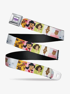 Disney The Proud Family Character Block Poses Seatbelt Belt