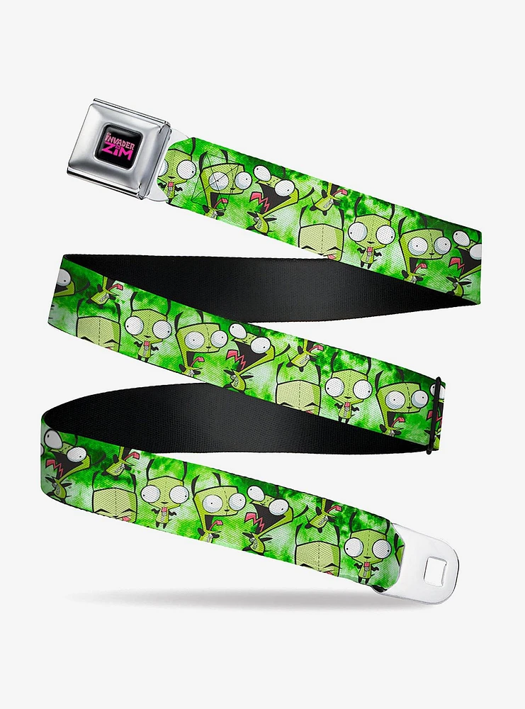 Invader Zim Gir Poses Tie Dyes Seatbelt Belt