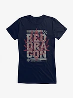 Dungeons & Dragons Red Dragon Stamp Girls T-Shirt