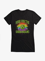 Dungeons & Dragons Here For The Shenanigans Girls T-Shirt