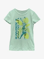 Disney Zootopia Tropical Judy Hopps Youth Girls T-Shirt