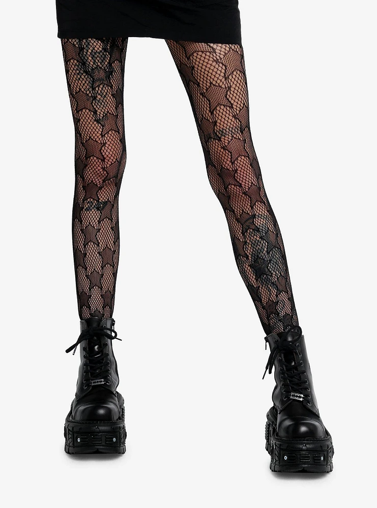 Black Star Fishnet Tights