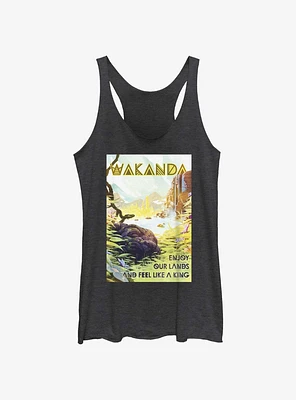 Marvel Avengers Wakanda Quote Girls Tank