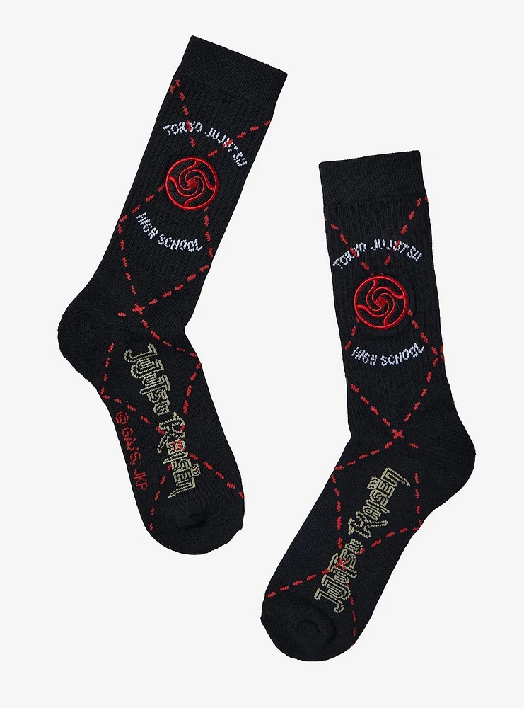 Jujutsu Kaisen Tokyo Argyle Crew Socks