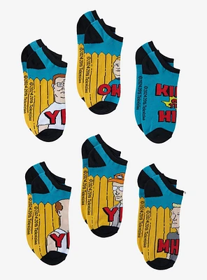 King Of The Hill Yep Okay No-Show Socks 6 Pair