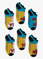 King Of The Hill Yep Okay No-Show Socks 6 Pair