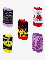 Bratz Pretty 'N' Punk No-Show Socks 5 Pair