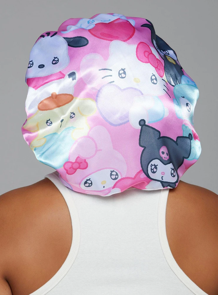 Sanrio Hello Kitty and Friends Emo Kyun Reversible Satin Bonnet — BoxLunch Exclusive