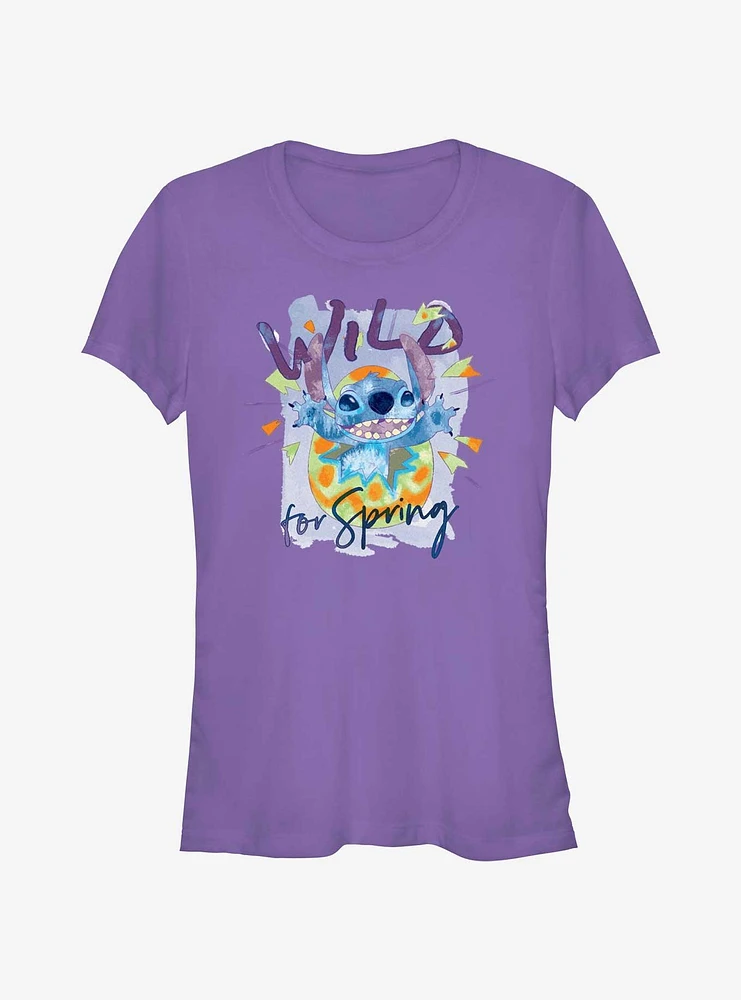 Disney Lilo & Stitch Wild For Spring Girls T-Shirt