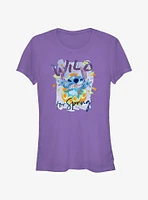 Disney Lilo & Stitch Wild For Spring Girls T-Shirt