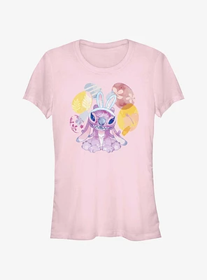 Disney Lilo & Stitch Angel Easter Eggs Girls T-Shirt